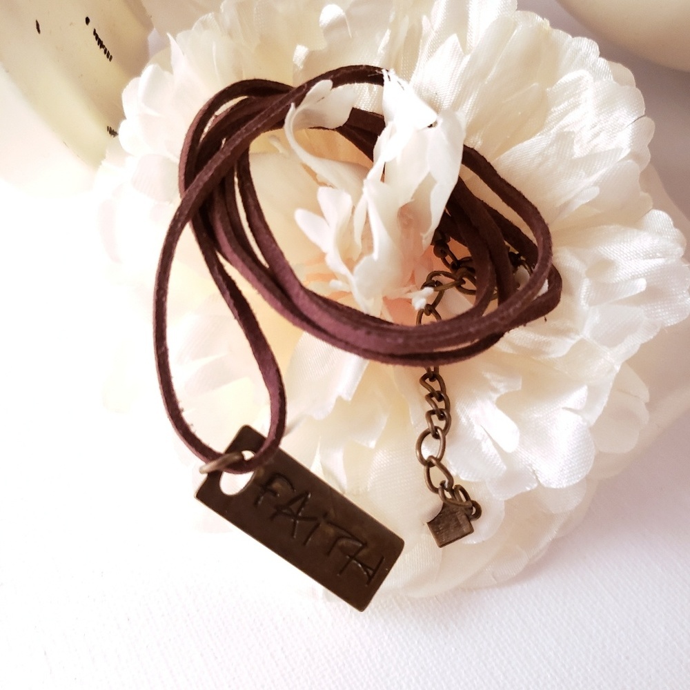 Good works Leather Choker